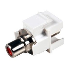 ADAPTADOR RCA KEYSTONE H-H ROJO