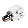 ADAPTADOR RCA KEYSTONE H-H ROJO