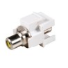 ADAPTADOR RCA KEYSTONE H-H AMARILLO