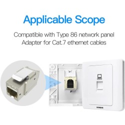 CONECTOR RJ45 HEMBRA FTP CAT7 KEYSTON