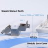 CONECTOR RJ45 HEMBRA FTP CAT7 KEYSTON