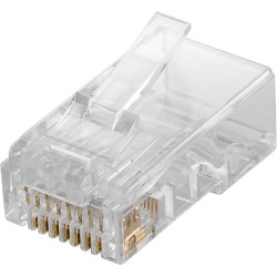 CONECTOR RJ45 MACHO UTP CAT5E RIGIDO