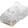 CONECTOR RJ45 MACHO UTP CAT5E RIGIDO