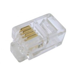 CONECTOR RJ9 4/4 MACHO ESTRECHO