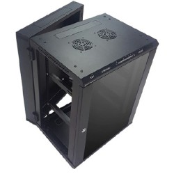 RACK MURAL 19" 12U 2 CUERPOS FONDO 550