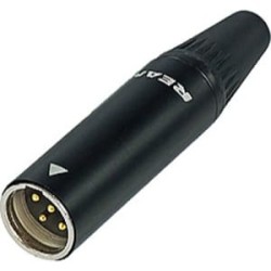 CONECTOR MINI XLR4 PIN MACHO REAN
