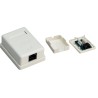 ROSETA SUPERFICIE 1xRJ45 UTPCAT6 LATERAL