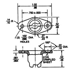 SKYBOLT STANDARD RECEPTACLE - STAINLESS