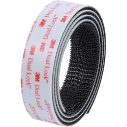 CINTA DUAL LOCK NEGRO 25,4mmX2,5M velcro