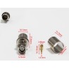 CONECTOR SMA MACHO LMR400 RG8 CRIMPAR