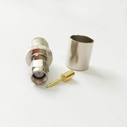 CONECTOR SMA MACHO LMR400 RG8 CRIMPAR