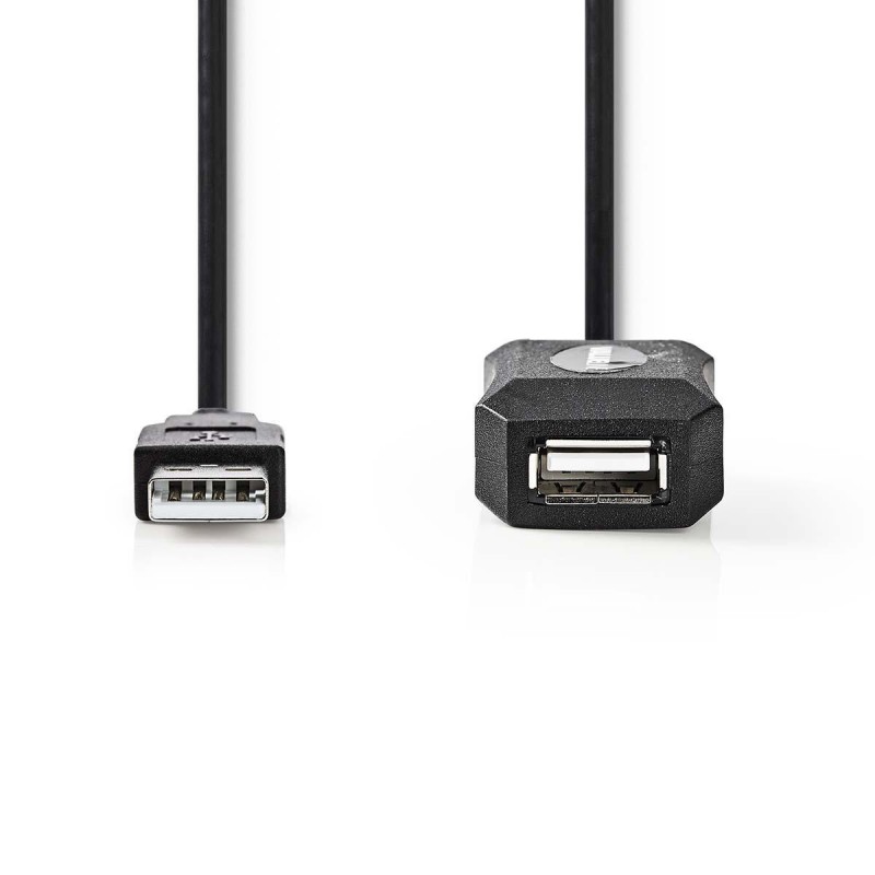 CABLE USB A 2.0 M-H AMPLIFICADO 10MTS NE