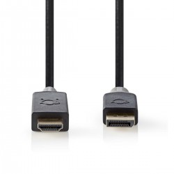 CABLE DISPLAYPORT M-HDMI...