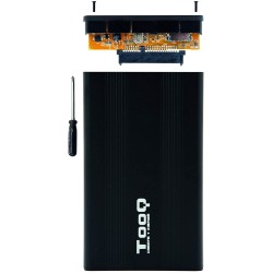 CAJA EXTERNA HDD 2,5" SATA USB 2.0 NEGRA