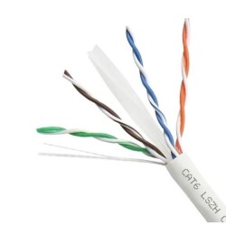 CABLE UTP CAT6 RIGIDO BLANCO LSZH GENERA