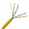 CABLE FTP CAT6 FLEXIBLE AMARILLO LSZH