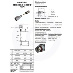CABLE UFL U.FL-SMA MACHO 30cm