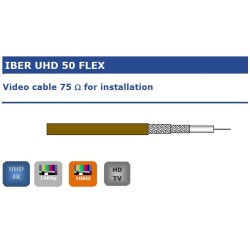 CABLE VIDEO ULTRA HD PRO FLEX 50 MARRON