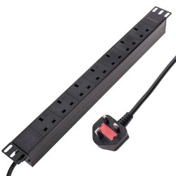 REGLETA 19" 7  TOMAS UK SIN INTERRUPTOR