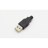 CONECTOR USB TIPO A MACHO SOLDAR+CARCASA