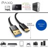 CABLE USB 3.1 TIPO A M-USB C M 5M NEGRO