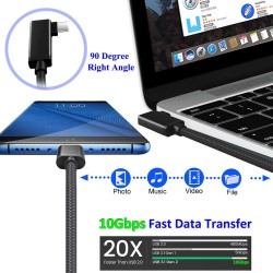 CABLE USB C M-M 3M NEGRO V3.1 GEN-2 100W
