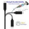 CABLE USB C M-M 3M NEGRO V3.1 GEN-2 100W