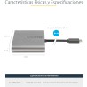 ADAPTADOR USB C M-4xHDMI H V3.1 HD