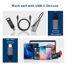 CABLE USB C M-H 2M PLATA V3.1 Gen-2 4k