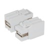 ADAPTADOR USB A HEMBRA-A HEMBRA KEYSTONE
