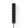 REGLETA 6 TOMAS SCHUKO SININT NEGRA 1,5M
