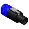 SPEAKON HEMBRA AEREO 4 POLOS NEGRO G/C