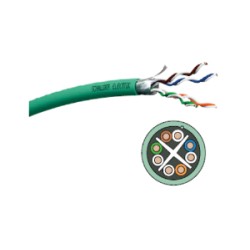 CABLE FTP CAT6A RIGIDO VERDE LSZH SCHNEI