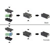 CONECTOR SUB-D 15 HD VGA MACHO BORNA TOR