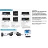 EXTENSOR VGA+USB POR UTP RJ45 hasta 300m