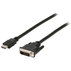 CABLE HDMI M-DVI-D 24+1 M HD 3M NEGRO