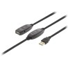 CABLE USB A 2.0 M-H AMPLIFICADO 25M