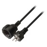 CABLE ALIMENTACION SCHUKO M-H 2M NEGRO
