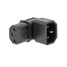 ADAPTADOR C13-C14 CODO 90º NEGRO AB-AR