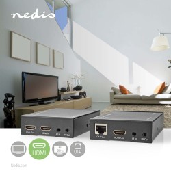 EXTENSOR HDMI 4K POR CAT6 RJ45 hasta 60m