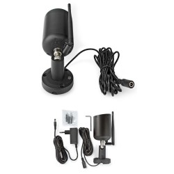 CAMARA WIFI 1080P IP65 CLOUD/MICRO SD 12