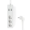 REGLETA WIFI 3 TOMAS SCHUKO+INT+4xUSB BL
