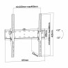 SOPORTE TV DE 32" a 55" NEGRO BASCULANTE