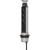 REGLETA ESCAMOTEABLE 3TOMAS SCHUKO+2xUSB