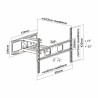 SOPORTE TV DE 37" a 70" NEGRO EXTRAIBLE