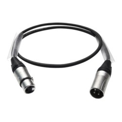 CABLE AUDIO XLR3 M-H 15MTS NEGRO