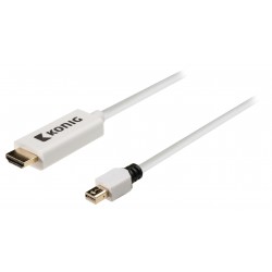 CABLE MINIDP M-HDMI M 2M NEGRO 4K@60Hz