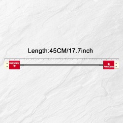 CABLE HDMI M-M 8K 0,45M ETHERNET SLIM2.1