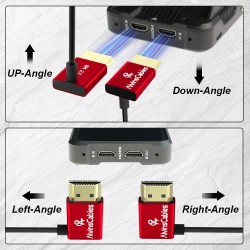 CABLE HDMI M-M 8K 0,45M ETHERNET SLIM2.1