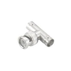 ADAPTADOR BNC M-2 HEMBRAS EN "T"